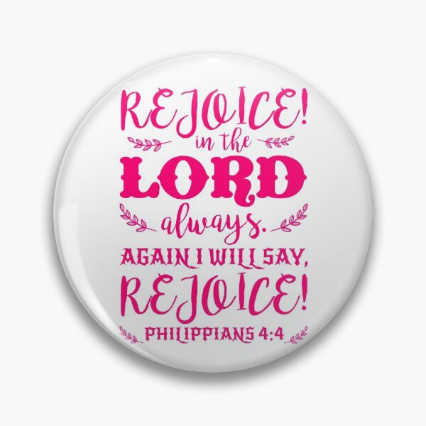 Item preview, Philippians 4:4 designed and sold by plushism.