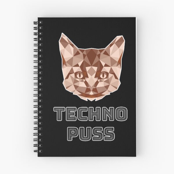 Item preview, Brown Moggie Techno Cat designed and sold by NoMatterLab.