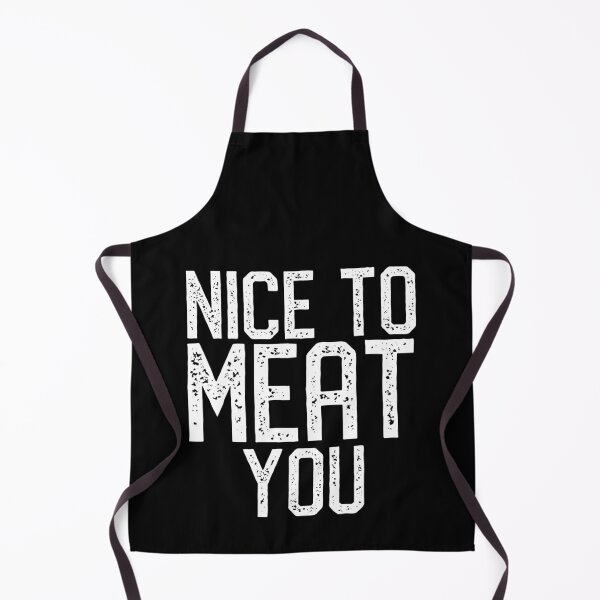 Item preview, Nice to MEAT you - tee for eat eaters on carnivore diet designed and sold by EnjoyMyTees.