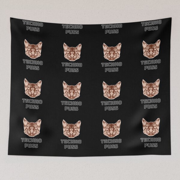 Item preview, Brown Moggie Techno Cat designed and sold by NoMatterLab.