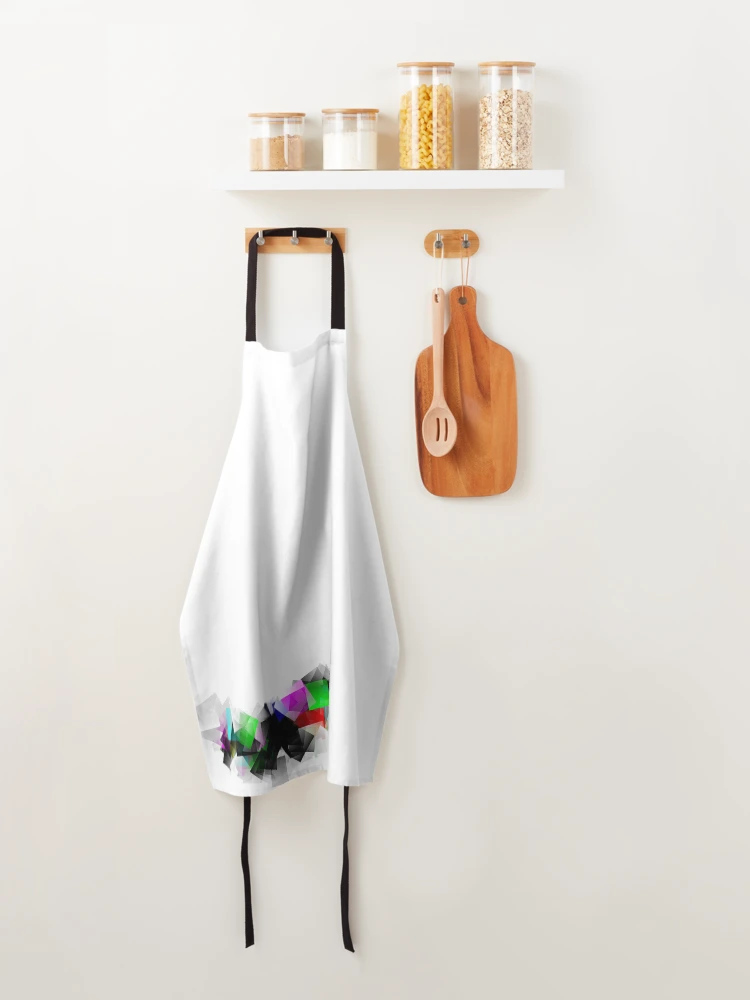 Thumbnail 4 of 6, Apron, Cubic Cascade designed and sold by DesignsofNote.