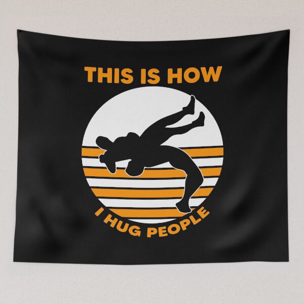 Item preview, This is how I hug people. A unique grappling gift idea designed and sold by Nessshirts.