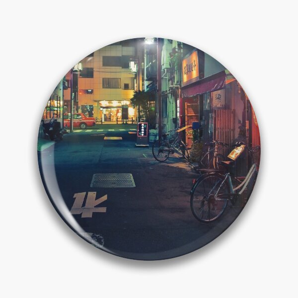 Item preview, Neo Tokyo - Quiet street in Shinjuku designed and sold by TokyoLuv.