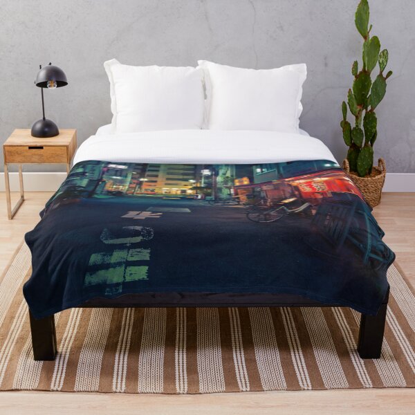 Item preview, Neo Tokyo - Quiet street in Shinjuku designed and sold by TokyoLuv.