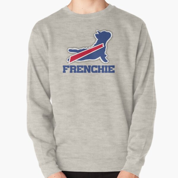 Buffalo Bills French Bulldog Pullover Sweatshirt