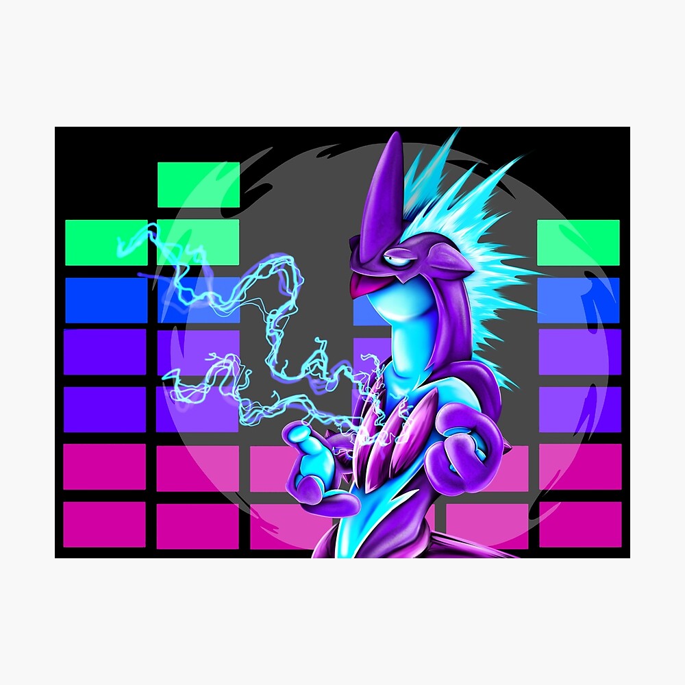 Toxtricity Low Key Mode Poster By Icydragon Redbubble