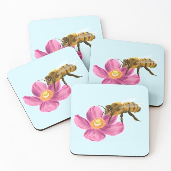 Item preview, honey bee and flower designed and sold by emilyjohnson-12.