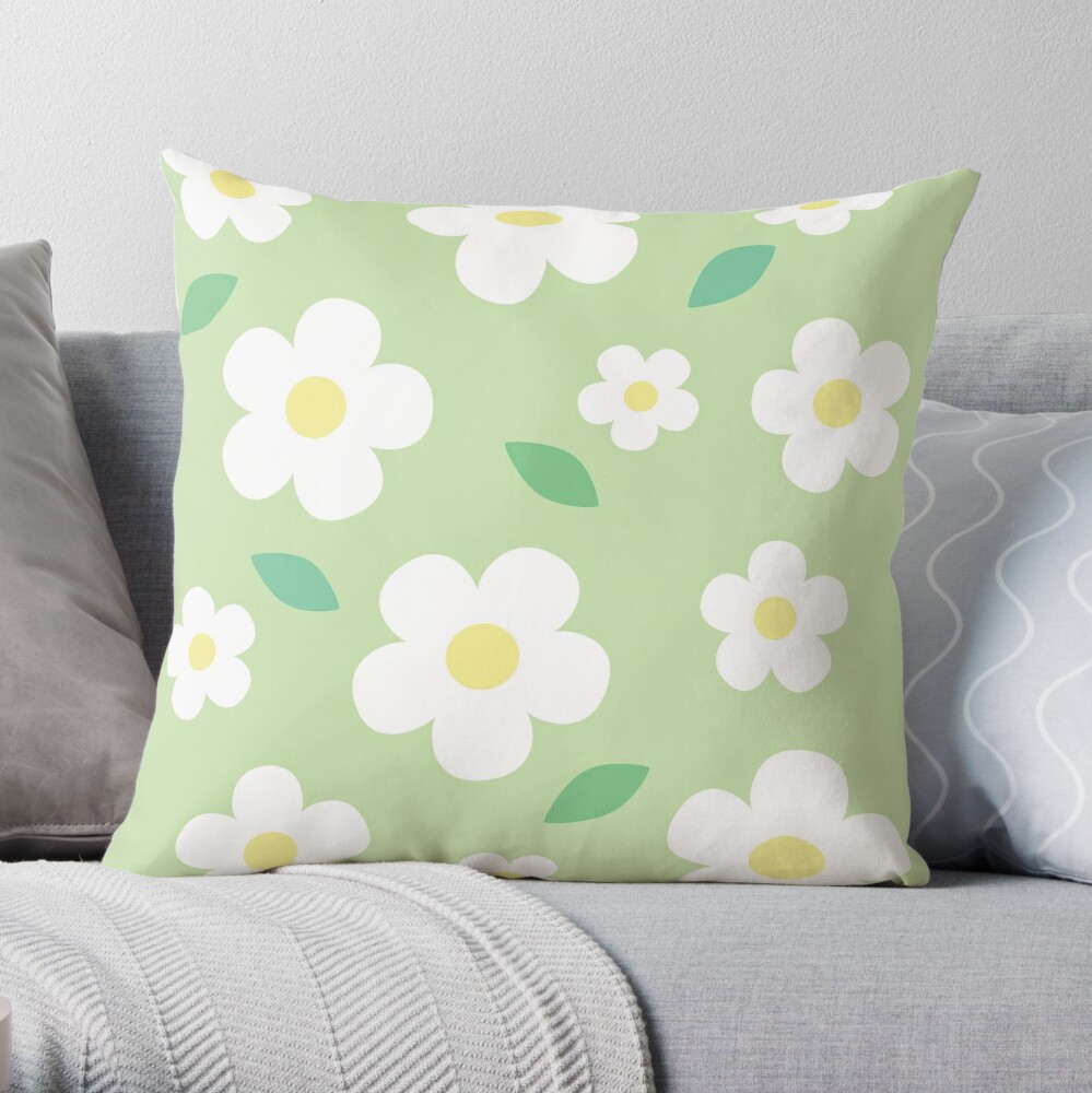 Pastel green sale throw pillows