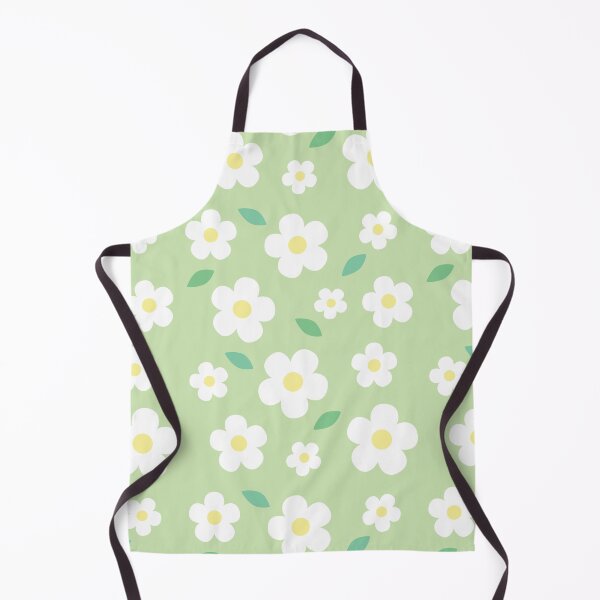 Item preview, White Flower Pastel Green Kawaii Cute Cottagecore Aesthetic designed and sold by candymoondesign.