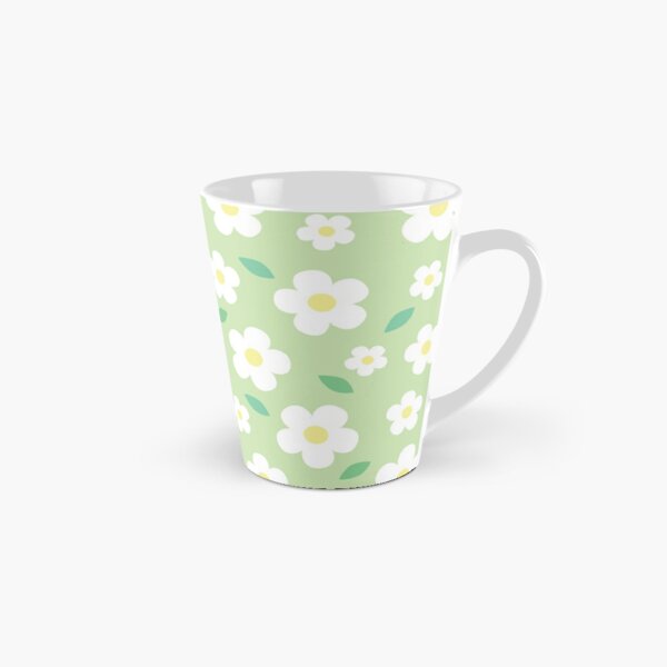 White Flower Pastel Blue Kawaii Cute Cottagecore Aesthetic Coffee Mug for  Sale by candymoondesign