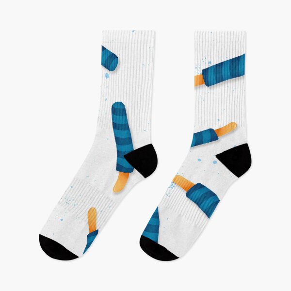 Item preview, Blue Stripes Popsicle Pattern  designed and sold by GraphicsbyNel.