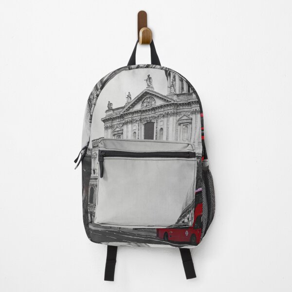 Item preview, Classic red bus and Saint Paul Cathedral in London designed and sold by Ana Fidalgo.