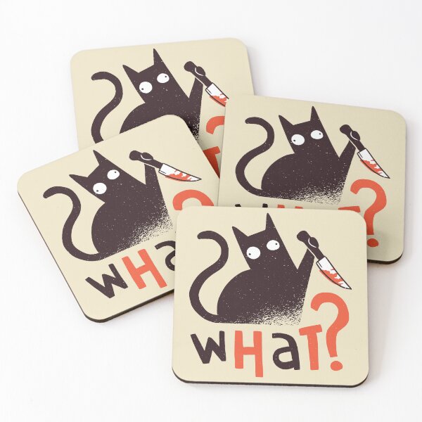 Item preview, Funny Killer Cat designed and sold by cutenfunny.