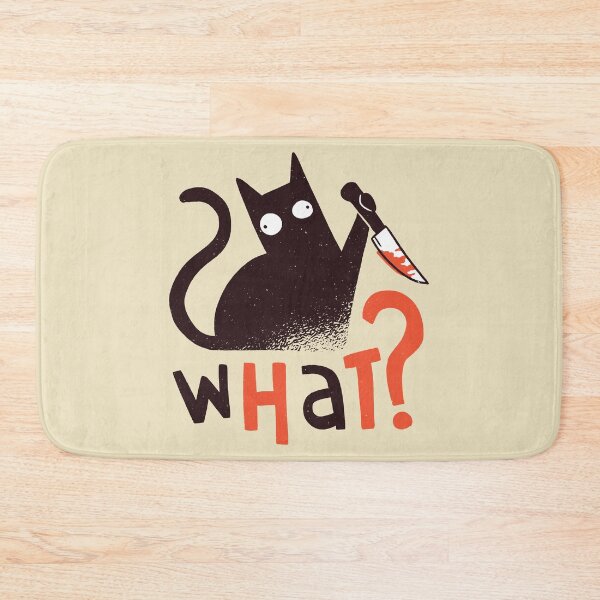 Item preview, Funny Killer Cat designed and sold by cutenfunny.