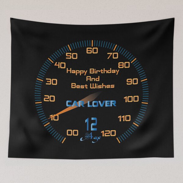 Item preview, CAR LOVERS 12th BIRTHDAY designed and sold by greatatlas.