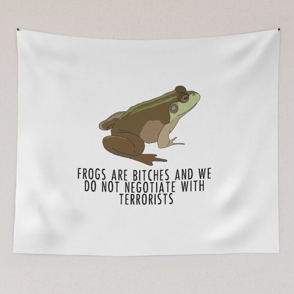 Item preview, Frogs Are Bitches And We Do Not Negotiate With Terrorists - The Umbrella Academy designed and sold by SedgeWren.