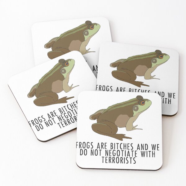 Item preview, Frogs Are Bitches And We Do Not Negotiate With Terrorists - The Umbrella Academy designed and sold by SedgeWren.