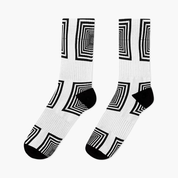 Item preview, black white rectangular loop designed and sold by basitcv.