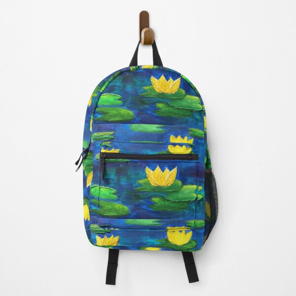 Item preview, Monet Inspired Yellow Water Lilies designed and sold by Winter-18.