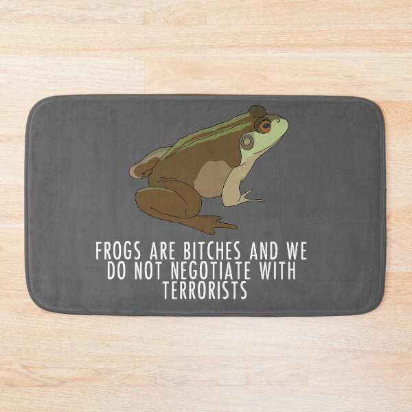 Item preview, Frogs Are Bitches And We Do Not Negotiate With Terrorists - The Umbrella Academy designed and sold by SedgeWren.