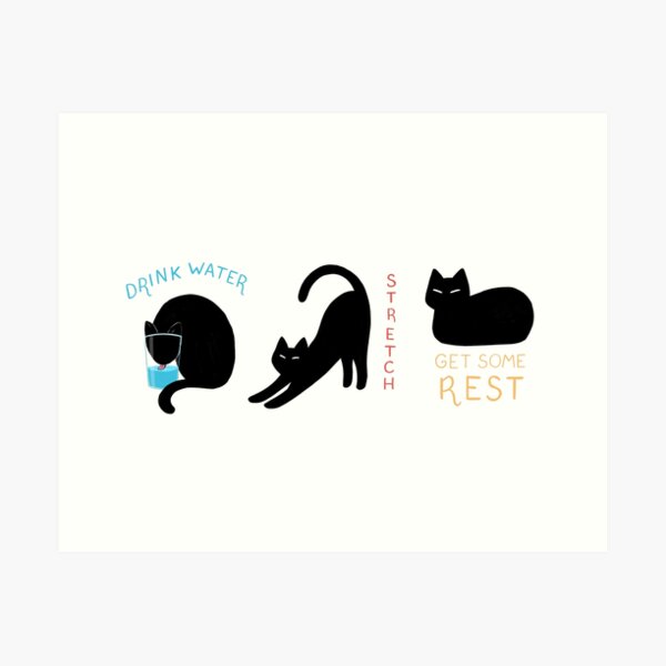 Item preview, self care cats  designed and sold by deboracabral.
