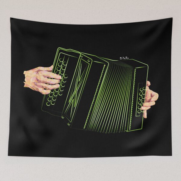 Item preview, Green Neon Accordion designed and sold by TraDArt.