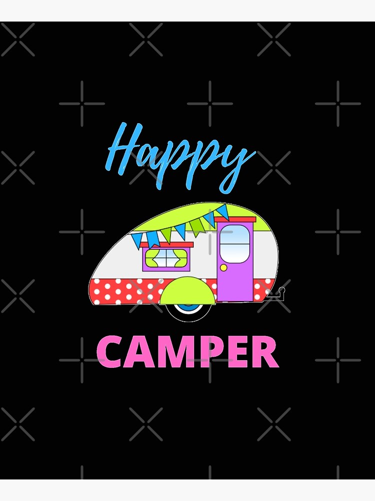 Discover Happy Camper Tshirt, Women's Camping shirt Apron
