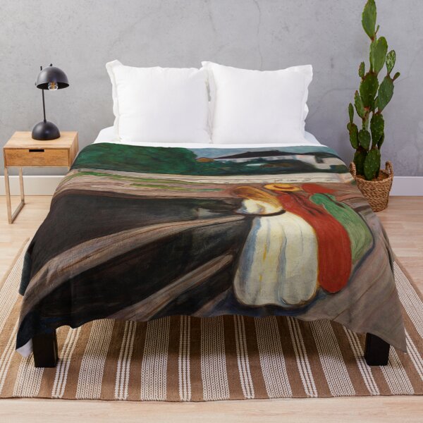 Item preview, Painting Art, Edvard Munch Paintings Artist, The Girls On The Bridge, Home Decor designed and sold by SasyJamArt.