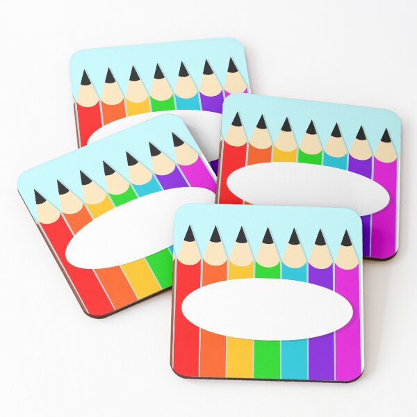 Item preview, School Teacher Colored Pencils (Blank) designed and sold by MaeleaTan.