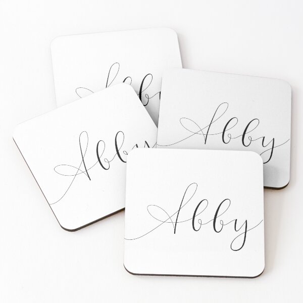 Item preview, Abby Calligraphy designed and sold by doodlegraphy.