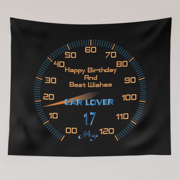 Item preview, CAR LOVERS 17th BIRTHDAY designed and sold by greatatlas.