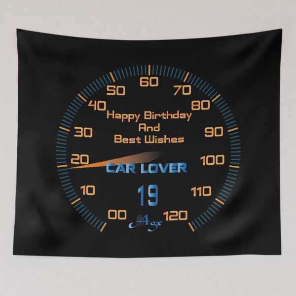 Item preview, CAR LOVERS 19th BIRTHDAY designed and sold by greatatlas.