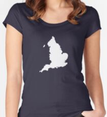England Women's Fitted Scoop T-Shirt