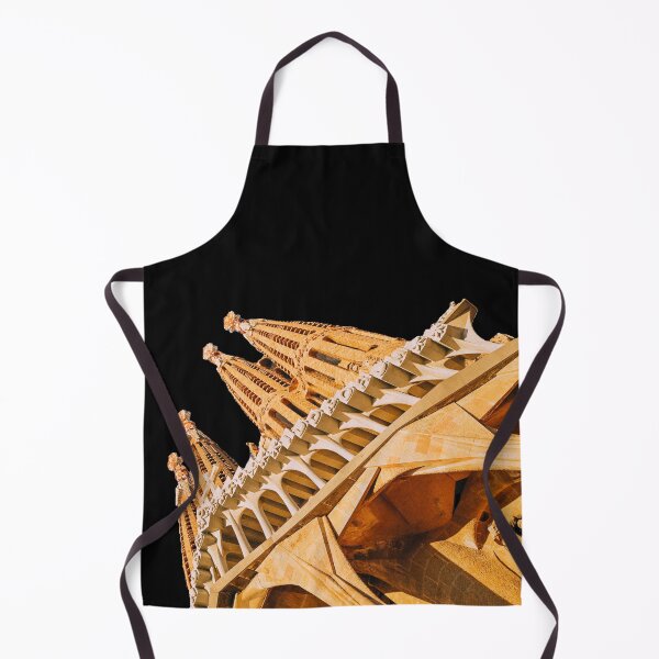Item preview, Spain Sagrada Familia Barcelona Brown Vintage Digital art Fairy Tale Mosaic watercolor designed and sold by conceptDVS.