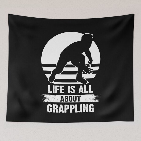 Item preview, A thriving gift idea Life is all about grappling designed and sold by Nessshirts.