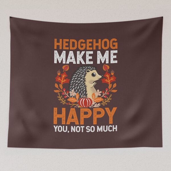 Item preview, Funny saying autumn hedgehog gift idea designed and sold by Lin-Eve.