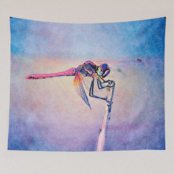Item preview,  Colorful Dragonfly Watercolor Art Painting designed and sold by DebiPhillips.