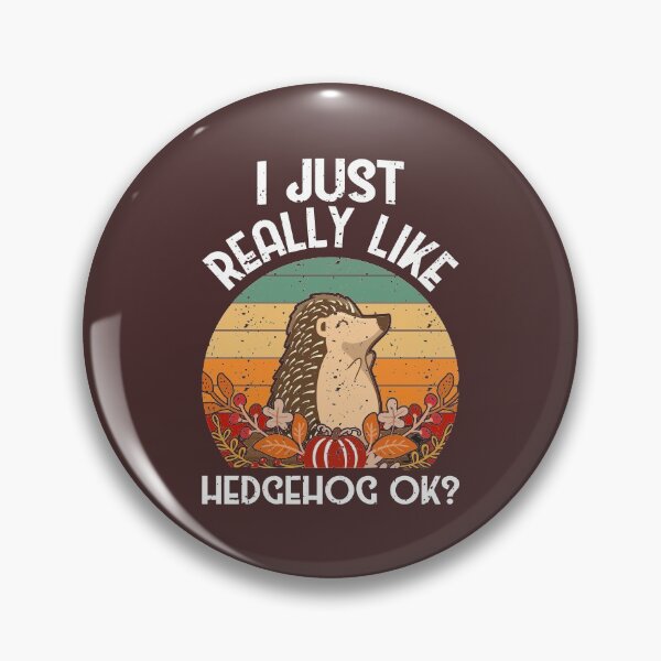 Item preview, Funny saying autumn hedgehog gift idea designed and sold by Lin-Eve.