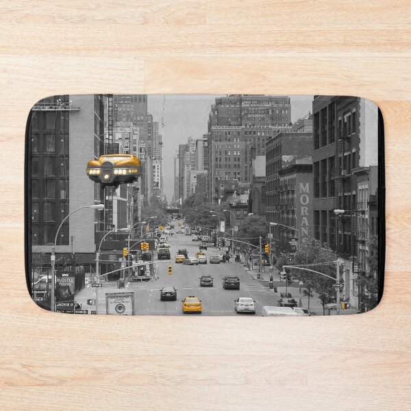 Item preview, Fifth Element Taxi in New York City - Black, White and Yellow designed and sold by electricdreamz.