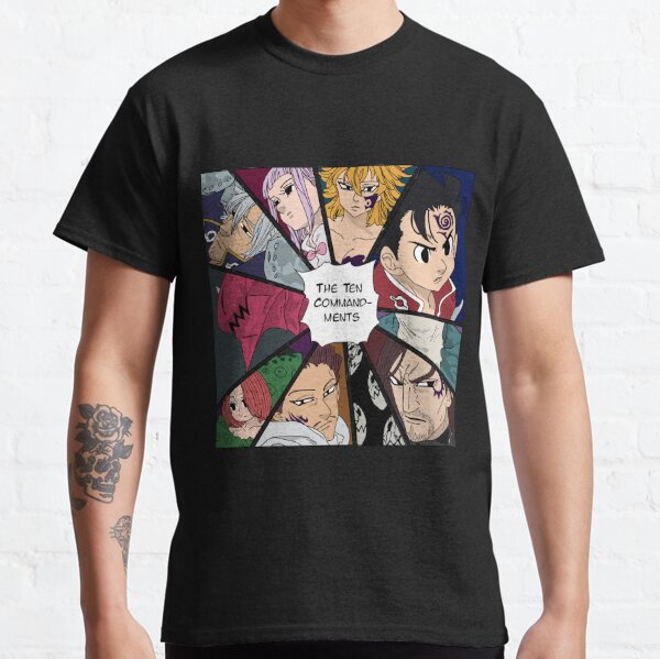 Escanor T Shirts Redbubble - king 7 deadly sins shirt roblox