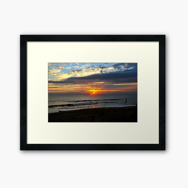 Outer Banks Sunrise Framed Art Print