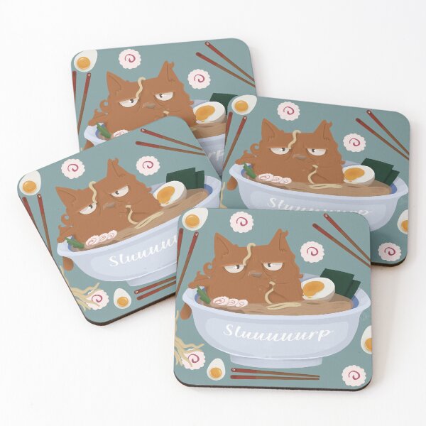 Item preview, Ramen cat, with background designed and sold by elliandra.