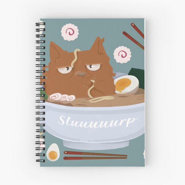 Item preview, Ramen cat, with background designed and sold by elliandra.