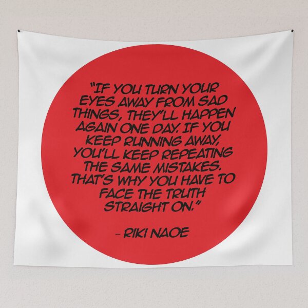 Item preview, Riki Naoe - Quote designed and sold by Epicanimequotes.