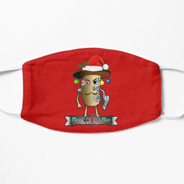 Piggy Roblox Elf Bunny And Piggy Gamer Happy Holiday Gift Mask By Freedomcrew Redbubble - red bunny hood roblox