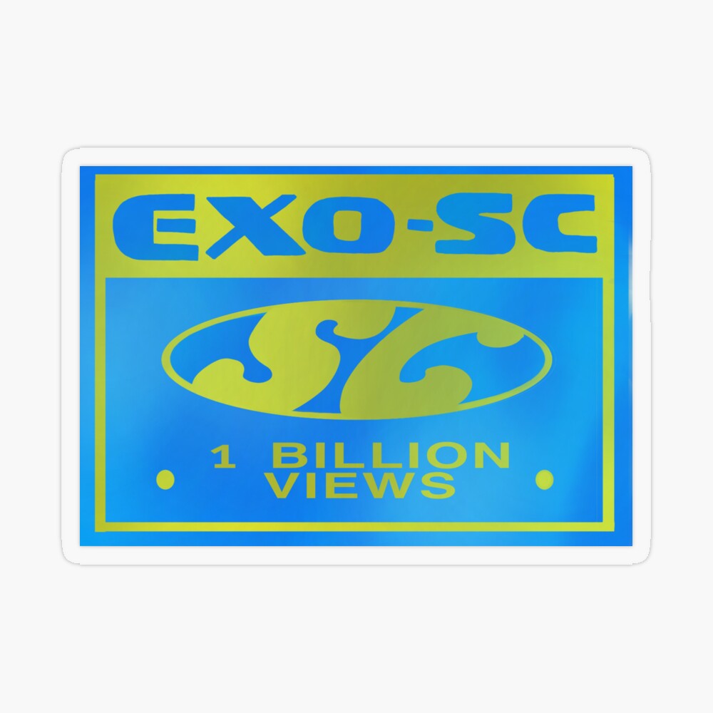 EXO-SC 1 billion views logo | Sticker