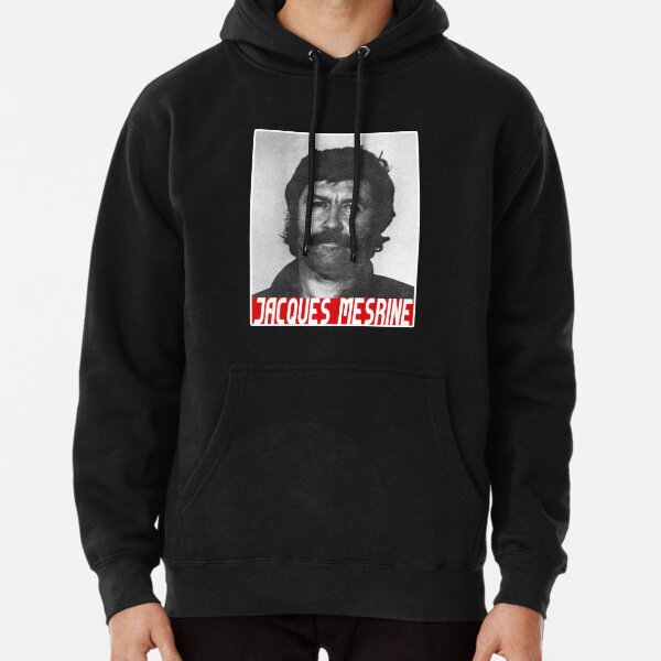 Jacques Mesrine T-shirt: Jacques Mesrine Ennemi Public Sweat à capuche épais