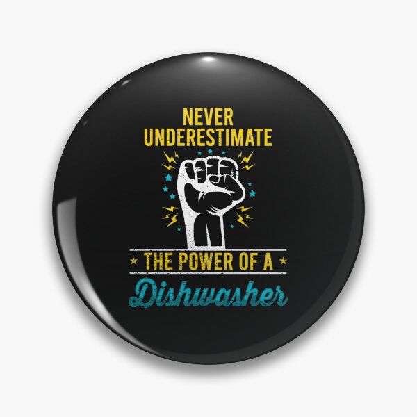 Item preview, Dishwasher Underestimate Power Plate Knife Fork Love Funny Quote Gender Household Errands Gift designed and sold by TheAplus.