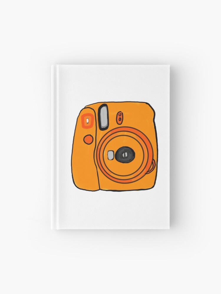 Aesthetic Orange Camera Journal