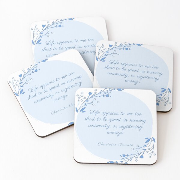 Item preview, Charlotte Brontë, Jane Eyre quote designed and sold by Lucinda Theodore.